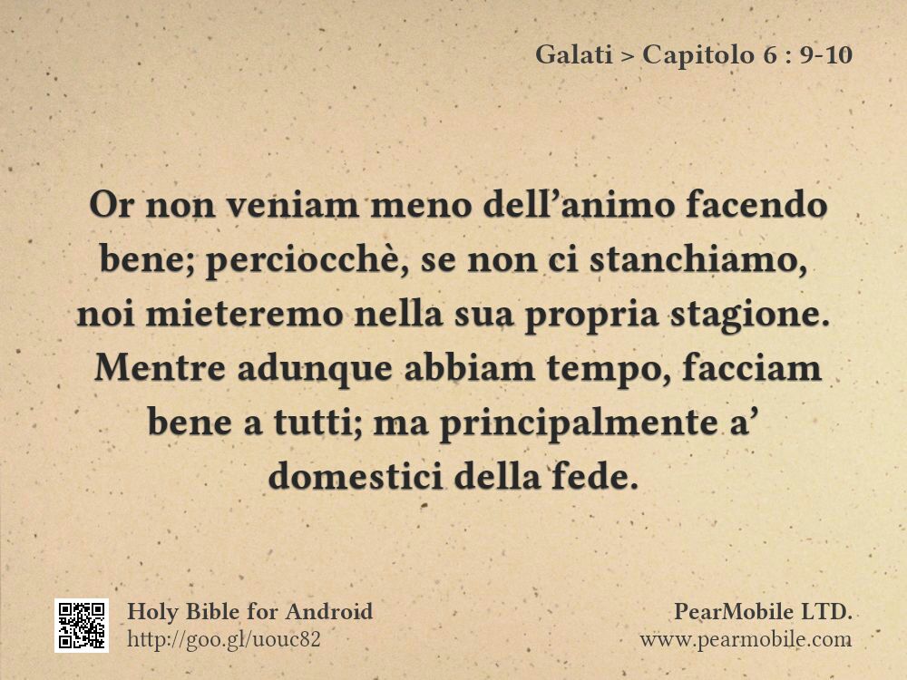 Galati, Capitolo 6:9-10